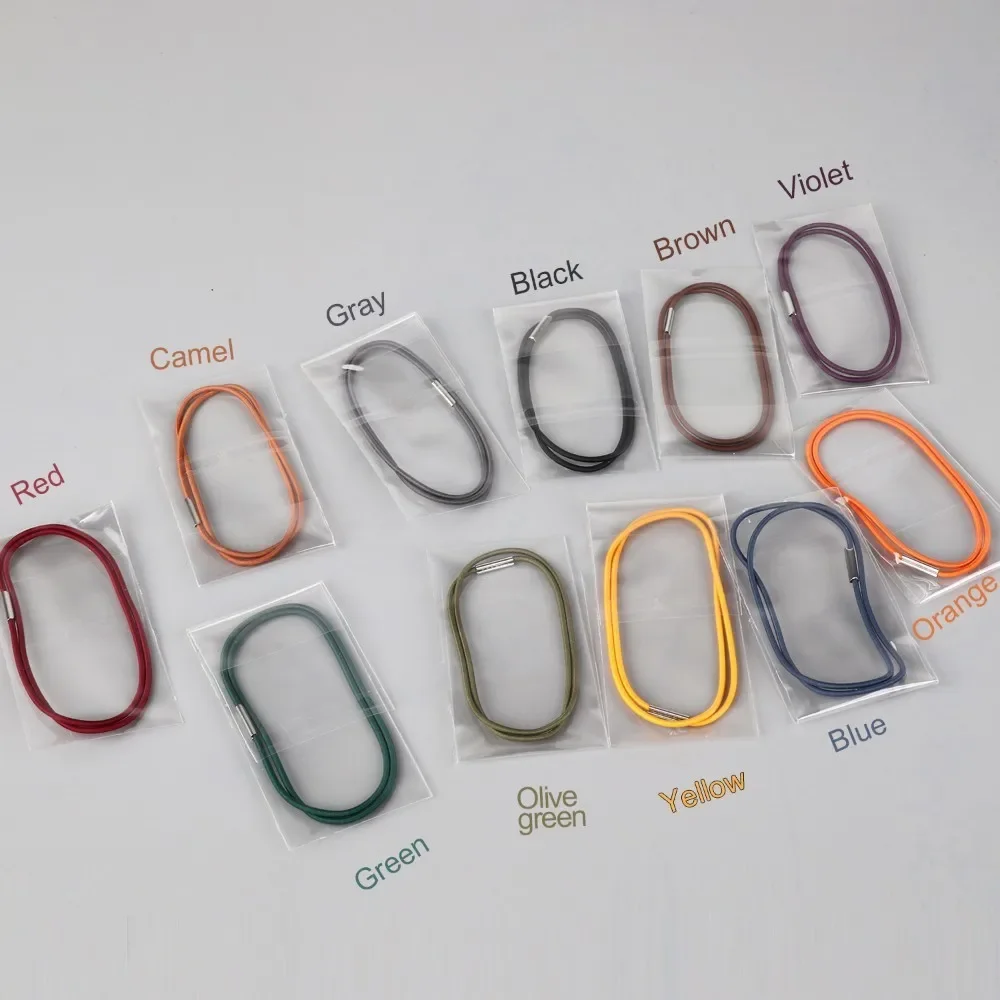 10 Pieces a Set Spare Rubber Band Leather Notebook Accessory for Travelers Notebook Repair Elastic String Bungee Cord 5