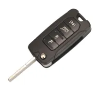 Jingyuqin 2/3/4 ปุ่มสําหรับ Jeep Renegade เข็มทิศ Patriot Liberty 2015 2016 2017 2018 Flip Remote Car Key กรณีเชลล์ SIP22 ใบมีด 3