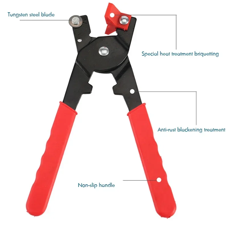 Tile And Glass Cutter For Ceramic, Floor, Mirror, Stained Glass Mosaics Tile Trimming Tool Pliers Tile And Glass Cutter Nippers 2