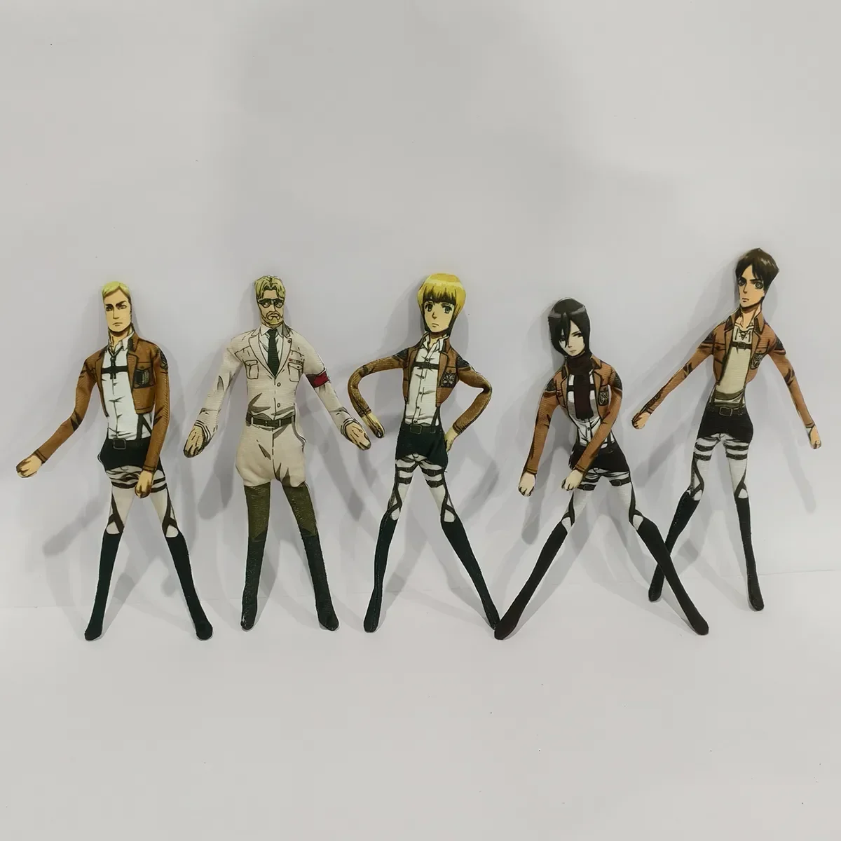Anime Ornament Anime Attack On Titan Eren Jaeger Cosplay Plush Doll Unisex Funny Body Wire Skeleton Action Stuffed Accessories