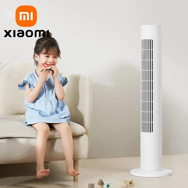 XIAOMI MIJIA Smart DC Frequency Conversion Tower Fan 2 Home Electric  Vertical Fan Rechargeable Support MI HOME App Summer Fans - AliExpress