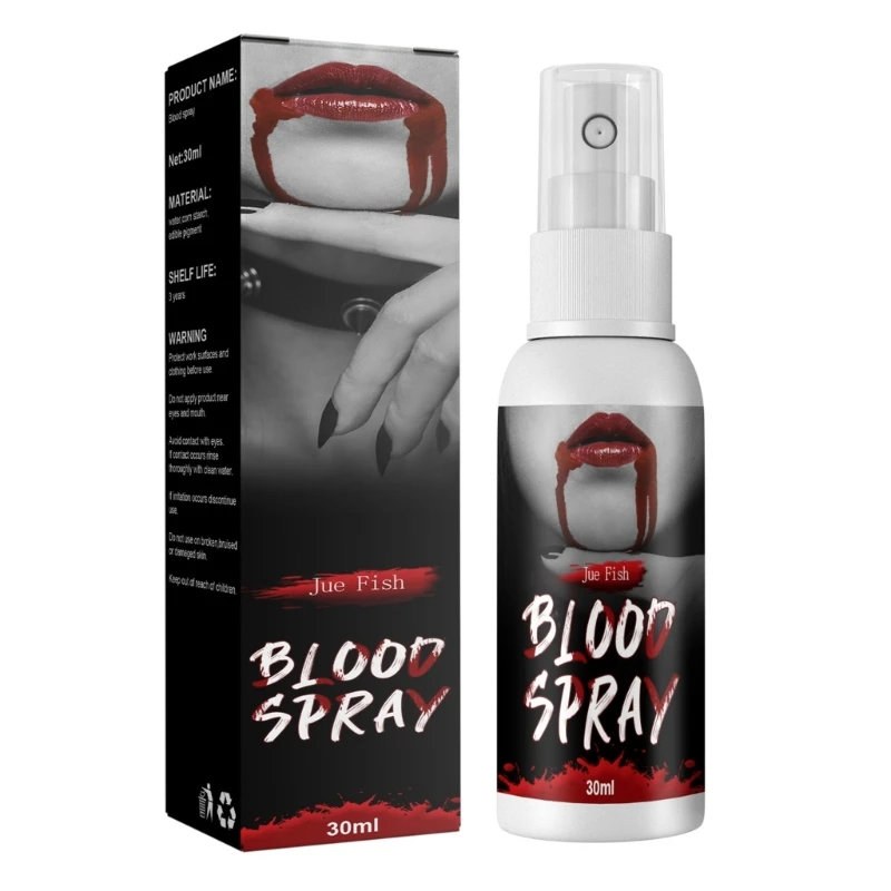 

Fake Blood Washable Blood Makeup Blood Splatter Red Halloween Fake Blood Makeups for Vampire Cosplays Blood
