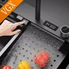 VGX Multifunction Single Kitchen Sink Large Digital Display Sink Kitchen Gourmet Faucets Cup Washer Stainless steel 304 Sink 3