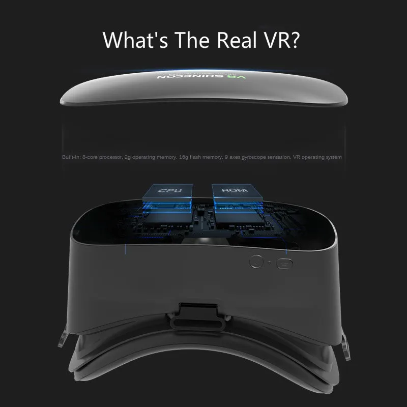 Virtual Reality Glasses 2G + 16G VR All In One AR Glasses With HD Screen 2K 3D 2560X1440 Bluetooth Game Wifi OTG