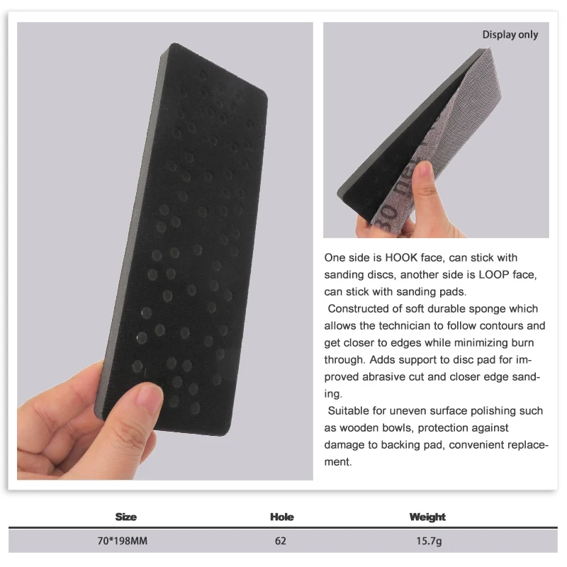 CYTGOUPER Pack Of 2 Sponge Interface Pad, Noise-Dampening Sandpaper 150 - View #3