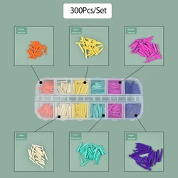 300Pcs Dental Wood Tooth Gap Wedge Interdental Wedge Specially Treated Tips Gum Protection Dentist Supplies