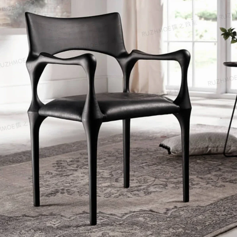 Breakfast Chairs Banks Home Bar High Kitchen Stools Cafe Chair Leather Stool Metal Nordic Vintage Gamer Dining Wooden Furniture