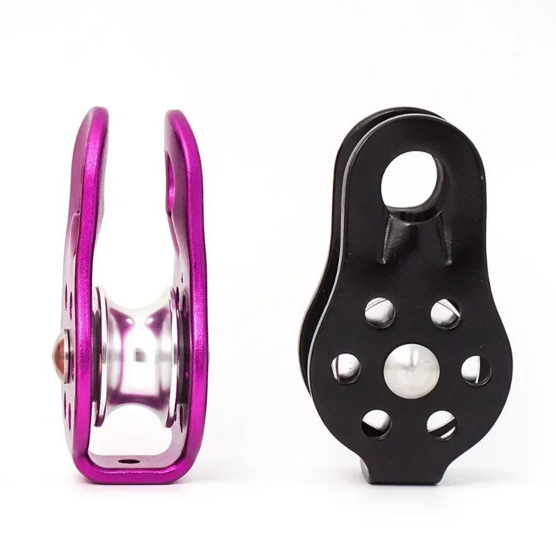 Lifting Rope Pulley Roller Outdoor Climbing Wheels Single Fixed Pulley Caving Exploration Cross Rescue Equipment Accessories 3