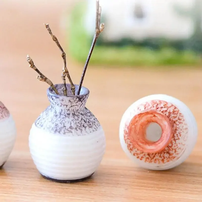 Resin Miniature Vase Home Garden Decoration
