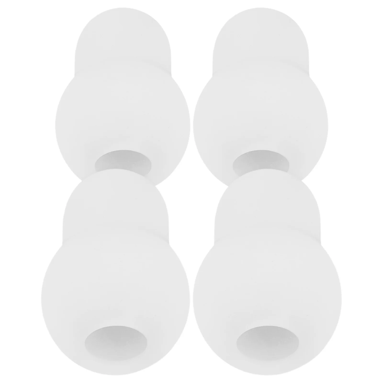 4 Pcs Black Stethoscope Accessories Earplugs Replacement Tips Silicone Earpieces Durable Cold Protection Stethoscope Health Care