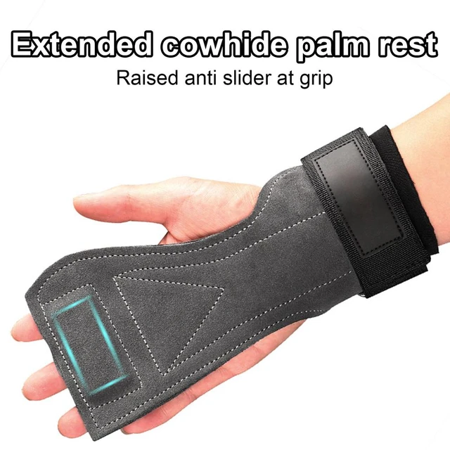 2023 Weight Lifting Hook Grips With Wrist Wraps Hand-Bar Wrist