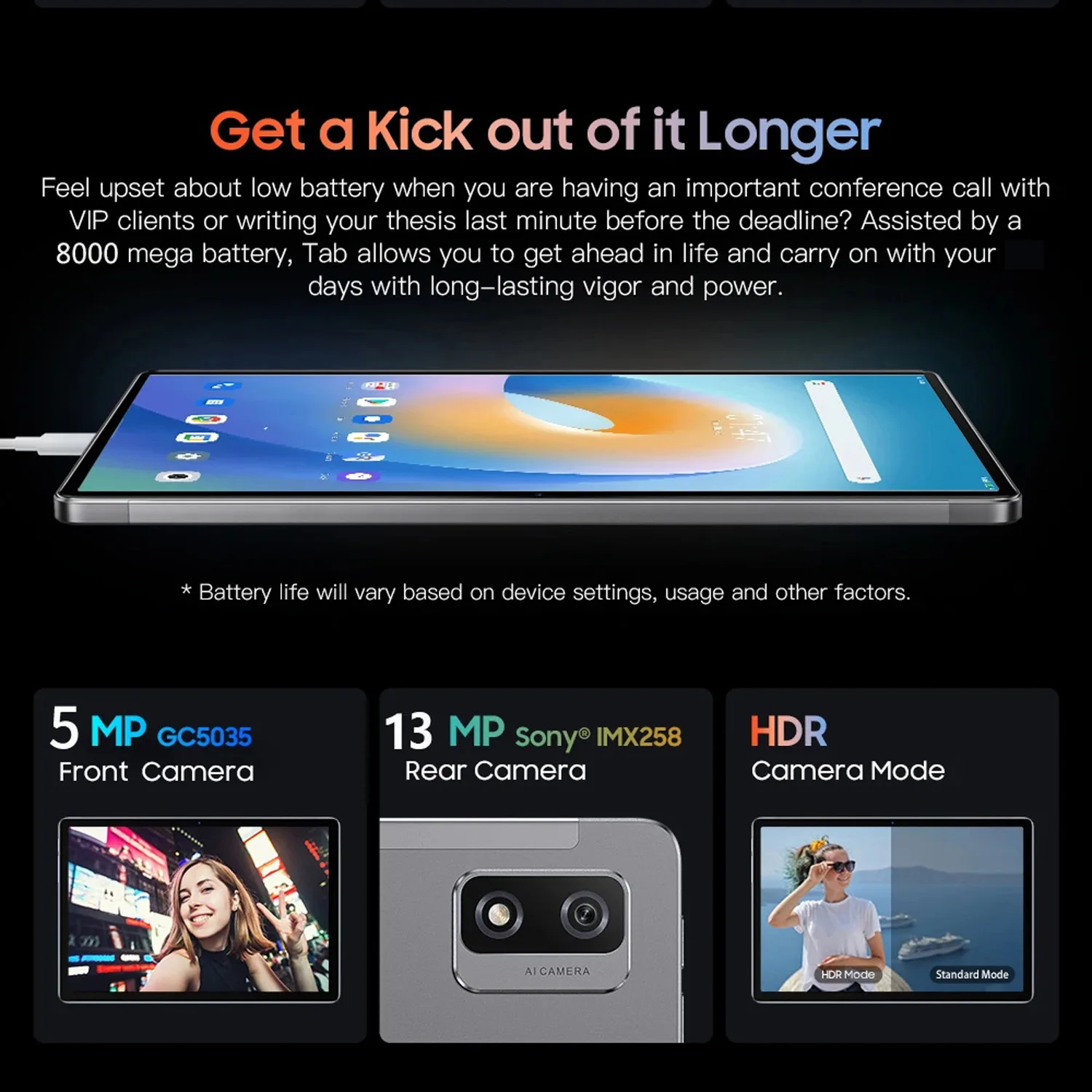New 5G original Pad 8GB RAM 256GB ROM 10.1 Inch Android 13 Tablets Ten Core Google Play 4G Phone Call WiFi Tablet PC 8000mAh 5