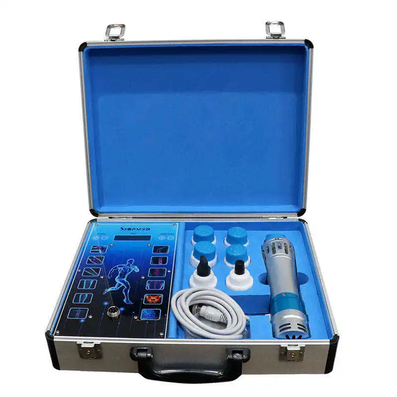 New Touch Screen Shockwave Therapy Machine With 7 Heads ED Treatment Pain Relief Lattice Ballistic Shock Wave Physiotherapy Tool