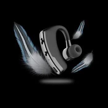 Redukcja szumów biznesowych V9 bezprzewodowy zestaw słuchawkowy Bluetooth bezprzewodowy zestaw słuchawkowy biznesowy z Bluetooth tanie i dobre opinie Zaczepiane na uchu Technologia hybrydowa CN (pochodzenie) True Wireless 2000dB Zwykłe słuchawki do telefonu komórkowego Sport