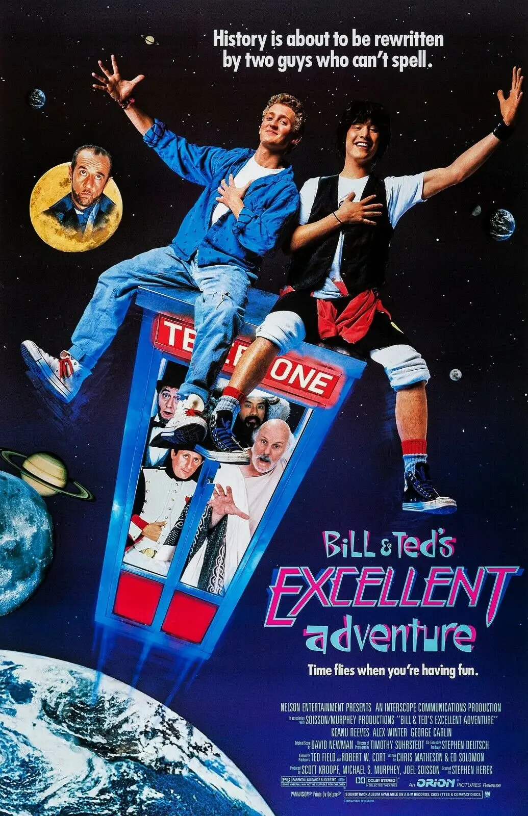 Bill & Ted's Excellent Adventure Movie Art Picture Print Silk Poster Home Wall Decor