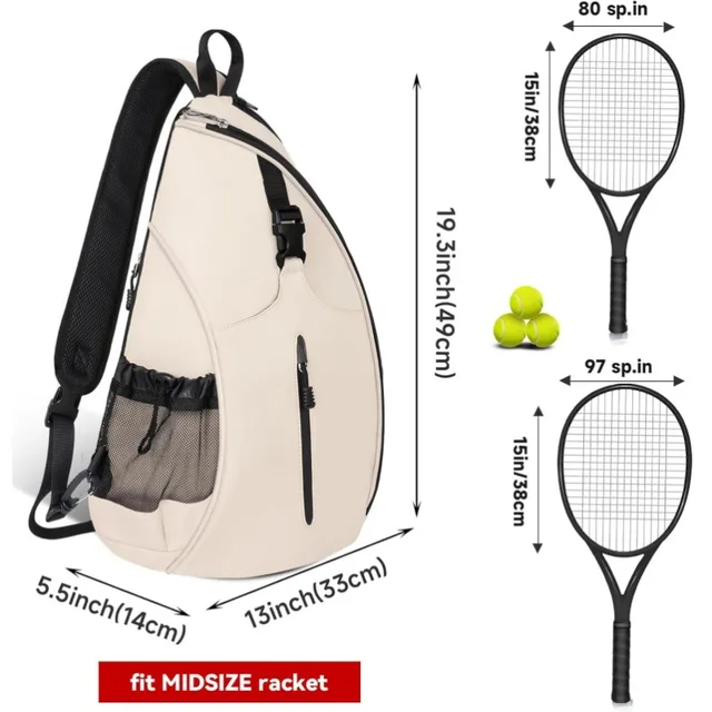 Tennis Padel Badminton Bag Outdoor Sports Training Single Shoulder Tennis Bag Pickleball Backpack Crossbody Bags 3
