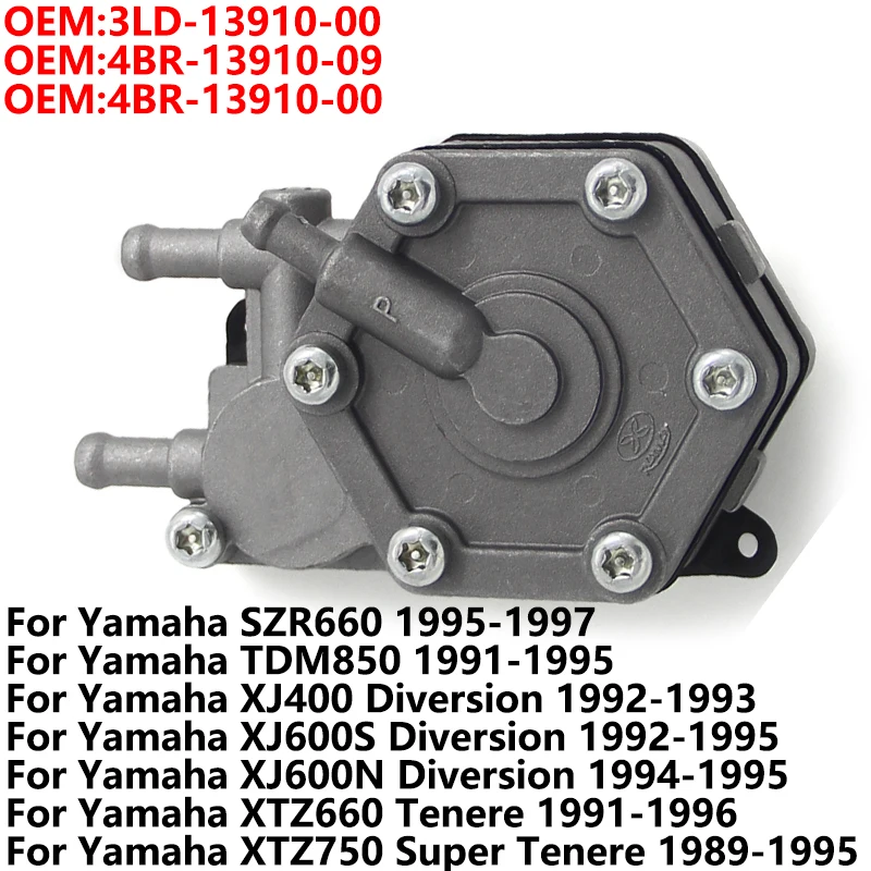 Motorcycle Fuel Pump Assy For Yamaha SZR660 TDM850 XJ400 XJ600S XJ600N Diversion XTZ660 Tenere XTZ750 Super Tenere Accessories motorcycle fuel pump