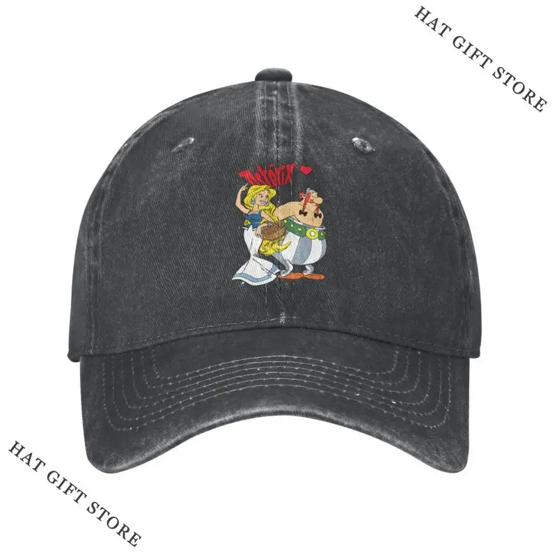 

Hot Classic Cotton Adventure Manga Asterixs Baseball Cap Men Women Adjustable Funny Obelixs Dad Hat Performance