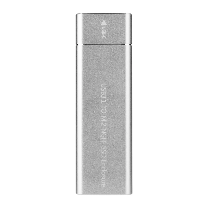 USB 3.1 TYPE-C-M.2 NGFF SSD 모바일 하드 드라이브 디스크 상자 SSD USB 3.1 용 6Gbps 외부 인클로저 케이스