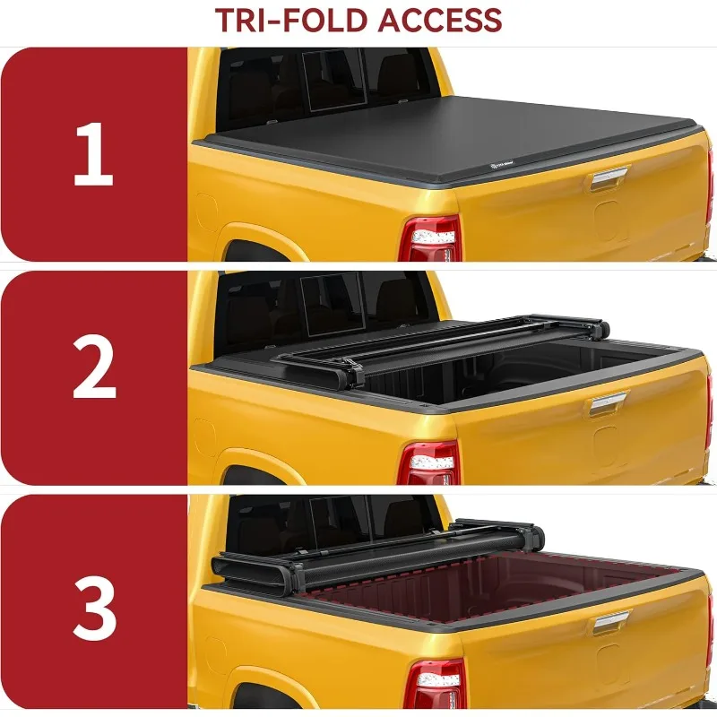 Soft Tri-Fold 5.2′ Tonneau Cover 4