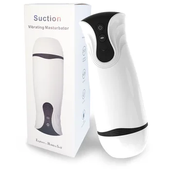 Automatic Male Masturbation Cup Sucking Vibration Penis Oral Machine Suction Blowjob Masturbator Real Vagina Vacuum Sex Toys