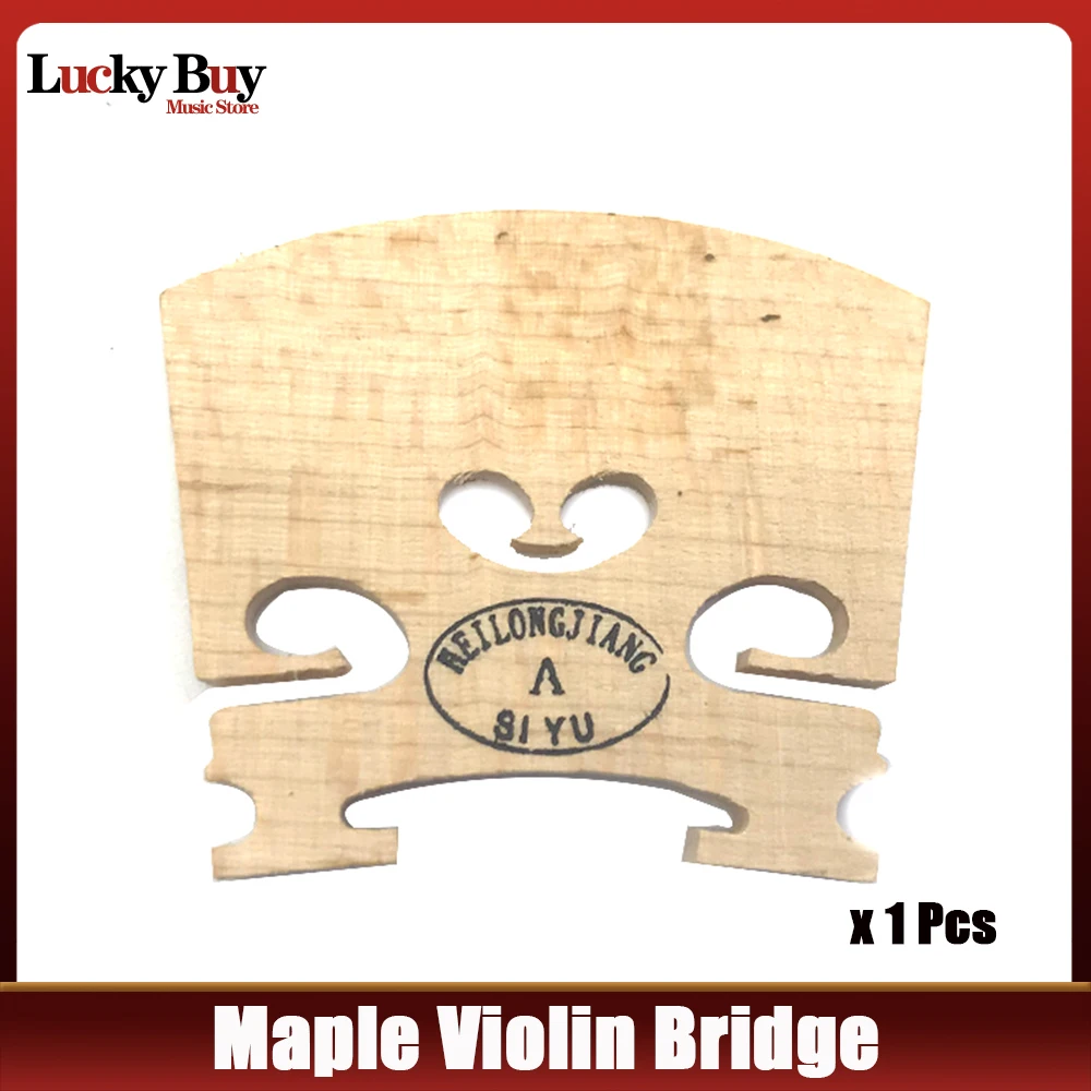 Ponti Di Violino Violino Vecchio Legno D'Acero Fiammato Per 1/8 1/4 1/2 3/4 4/4 Violino Violino Ponte Parti Accessori