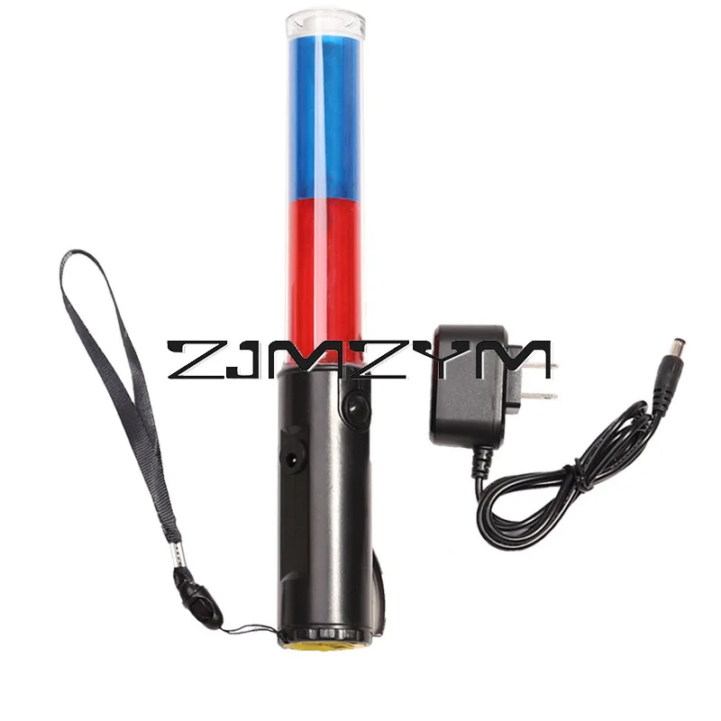 

26cm Traffic Baton Led Safety Signal Wand Work Light Flashlight with Wristband Flashing Modes Vehicles Flash Batons