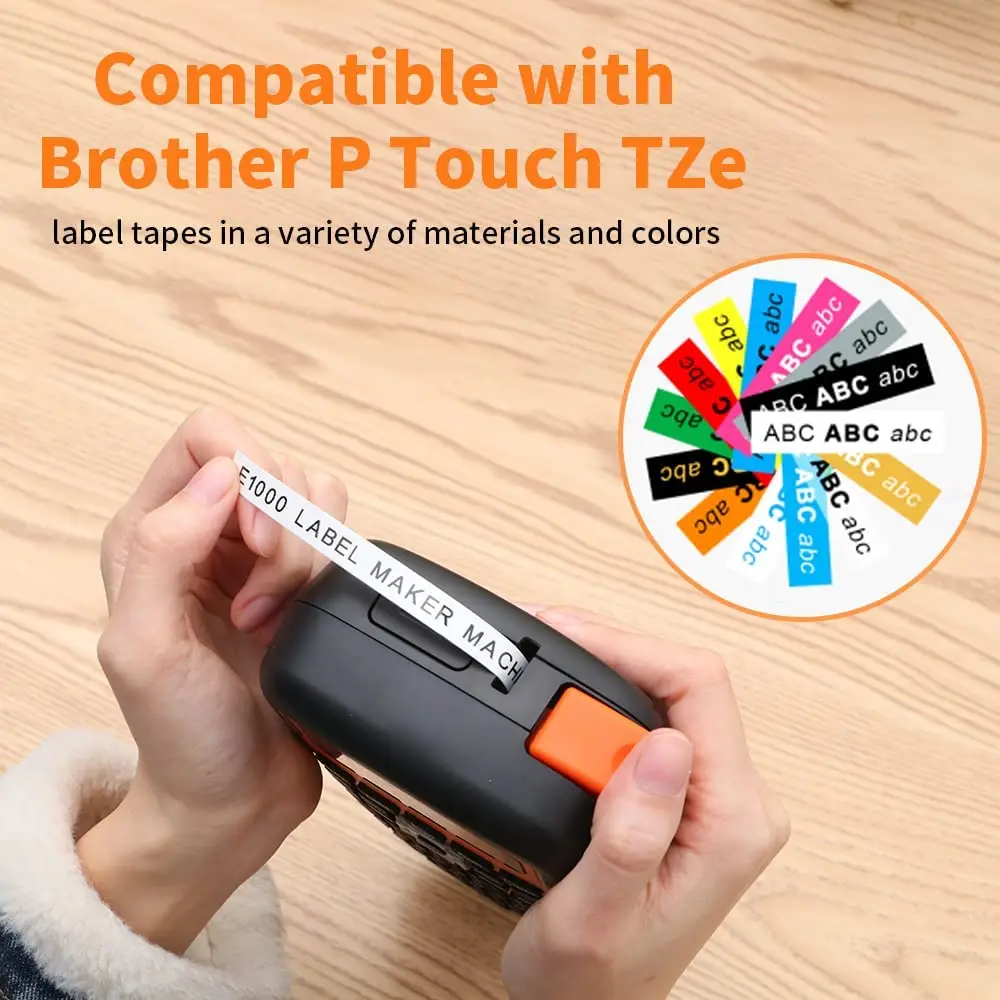 Industrial Label Maker Printer with QWERTY Keyboard & Symbol Functionality