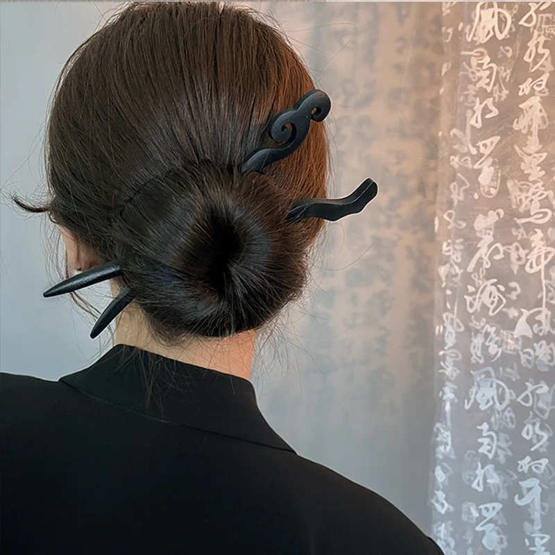 Quick Hairstyles: Bun with a Chopstick - YouTube