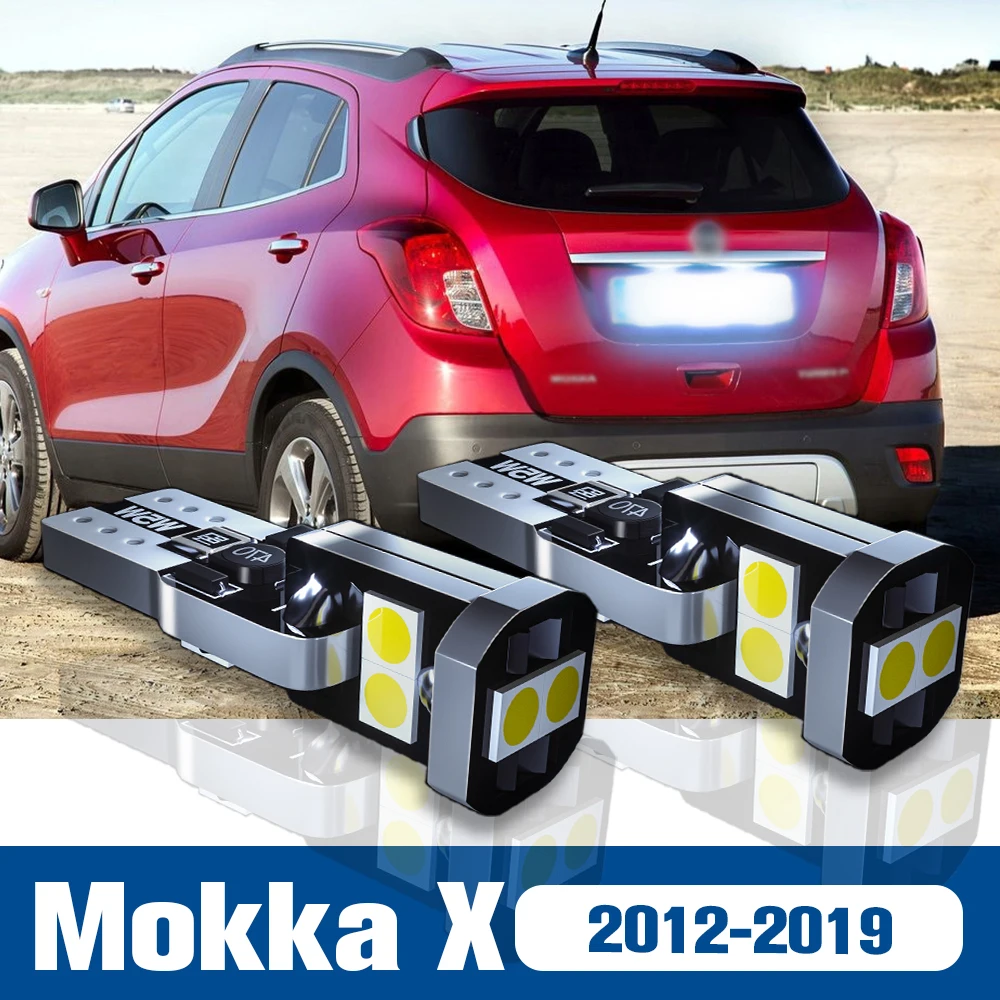 

2pcs LED License Plate Light Lamp Accessories Canbus For Opel Mokka X 2012 2013 2014 2015 2016 2017 2018 2019