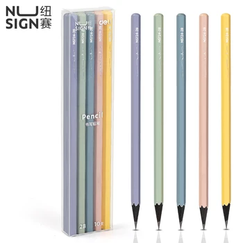 NUSIGN Matite esagonali colorate Design minimalista Nucleo in grafite premium Strumenti di scrittura eleganti per materiale scolastico per ufficio