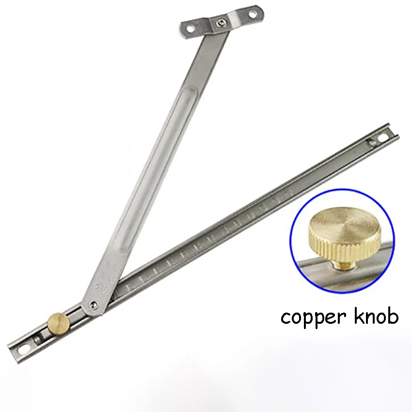 Stainless Steel Telescopic Wind Brace Locator Aluminum Window Position Stopper Control Sliding Bracing Support Limiter , fijador