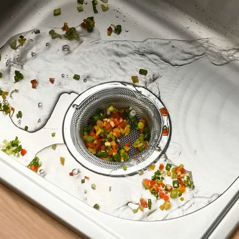 Kitchen Sink Filter 1Pc Stainless Steel Garbage Food Residue/Hair Catcher Keep Your Bathtub