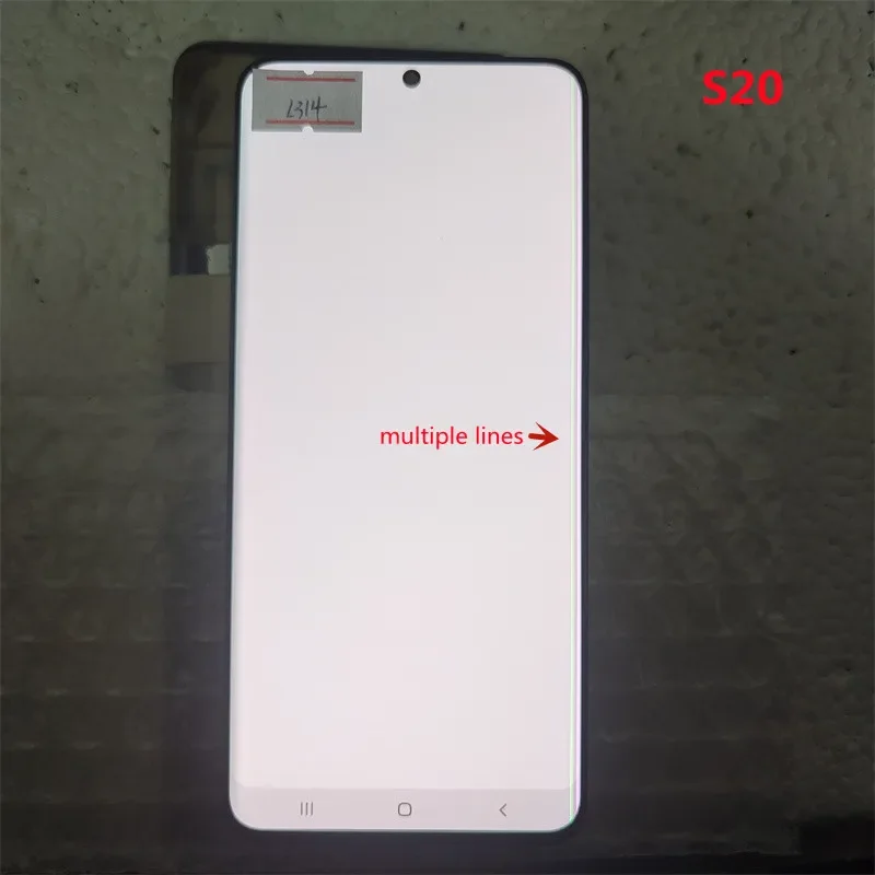 Ｚ S20  AMOLED LCD ũ ü,  , G980, G980F, G980F/DS, S20 ÷ ġ ũ Ÿ 2