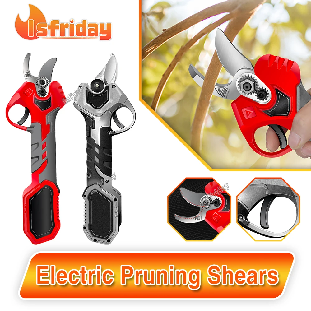 

Electric Pruning Shears For Gardening Tool Cordless Rechargeable Tree Pruner Tree Branch Flowering Bushes Trimmers 7.2V Pruner