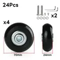 70mm-24mm-4 Wheels