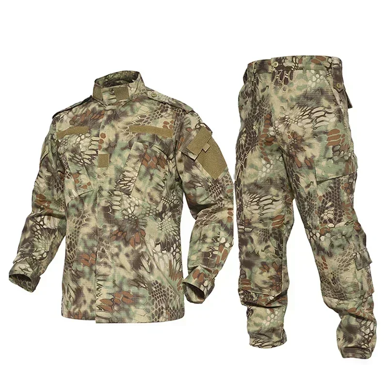 Combat Uniform Camouflage Tactical Suit Safari Men Special Forces Coat Pant Fishing Camo Hunting Clothes tactical suit combat uniform