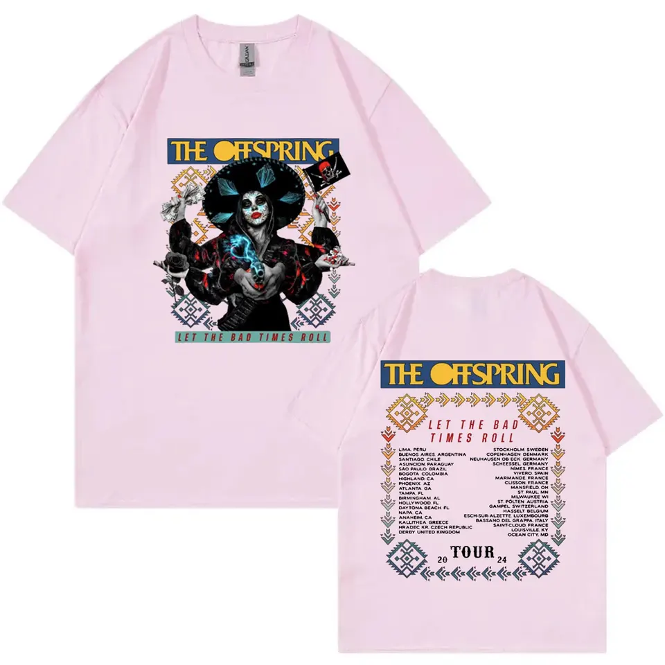 The Offspring Bands Let The Bad Times Roll 2024 Graphic T Shirts