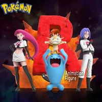 Pokemon Team Rocket action figure Jessie James Meowth Wobbuffet 1