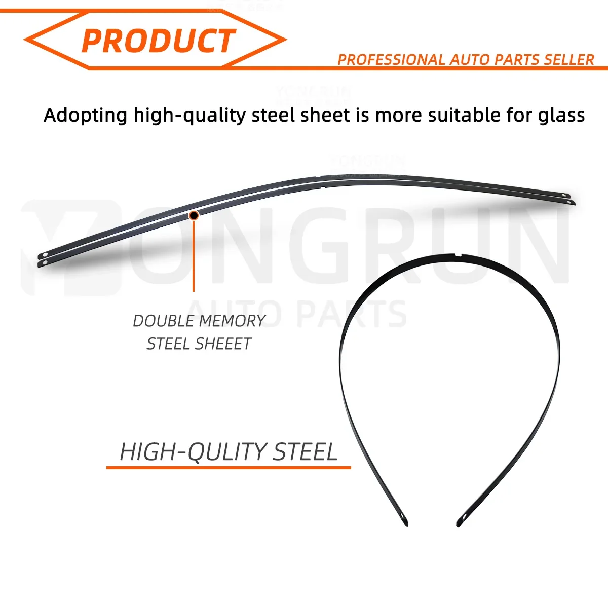 3PCS Car Wiper for Renault GRand Scenic 4 2016-2018 Front Rear Windshield Four Seasons durable Accessories 2016 2017 2018 3