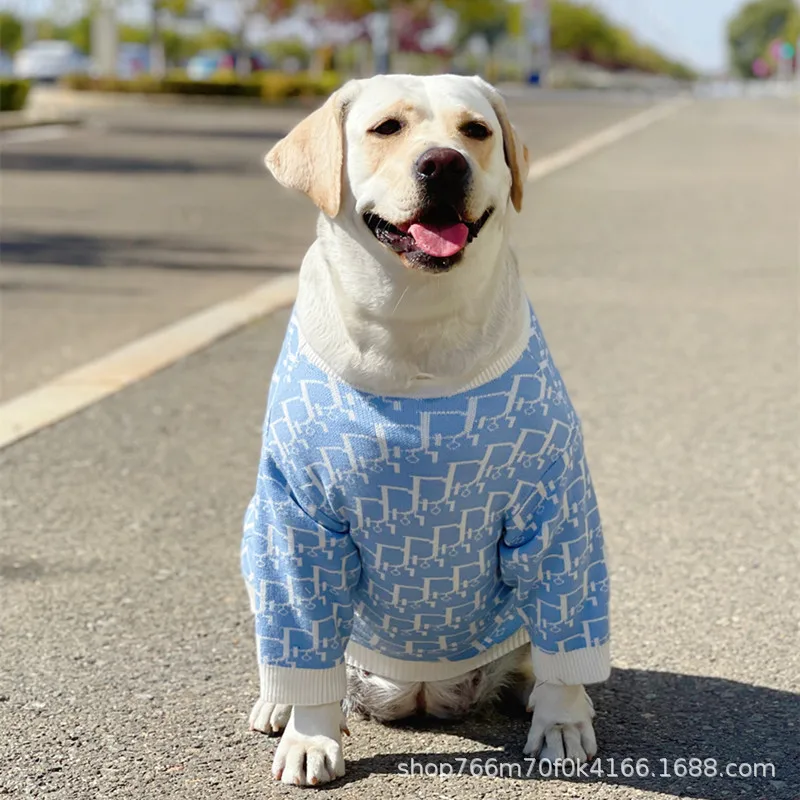 

Pet Clothes Large Dogs Big Dog Tide Brand Autumn and Winter Warm Coat Border Collie Labrador Golden Retriever Clothes