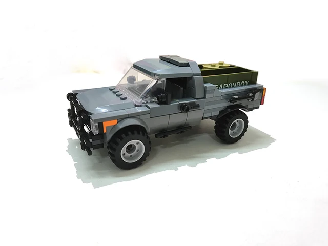 MOC 1/20 Scale Off-Road 6x6 Truck Building Set - 1500pcs, Motorized, With Remote Control