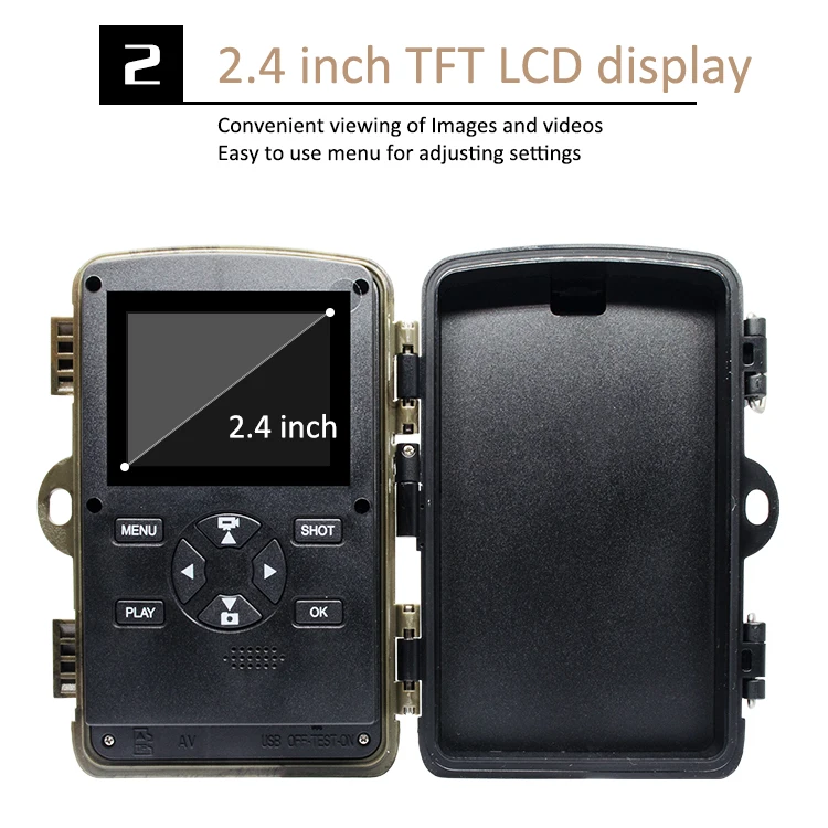 Outdoor Wifi Hunting Camera APP Control Trail Camera IP66 Waterproof 4K 20MP Nig