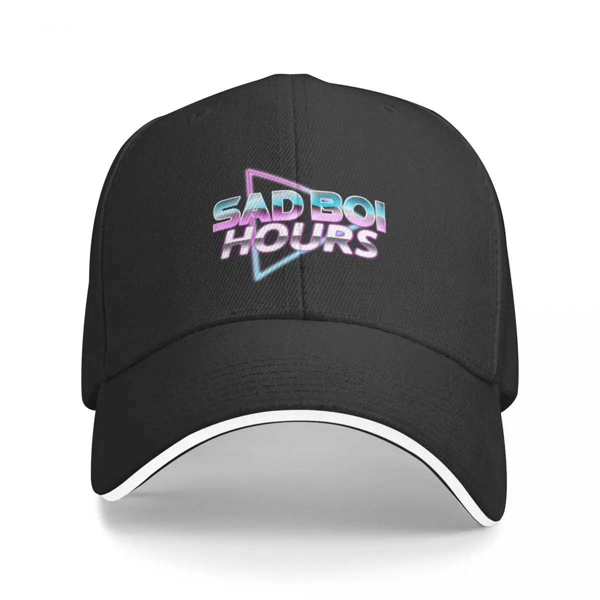 

New Sad Boi Hours Retro Neon Baseball Cap beach hat Visor Women's Cap Men's