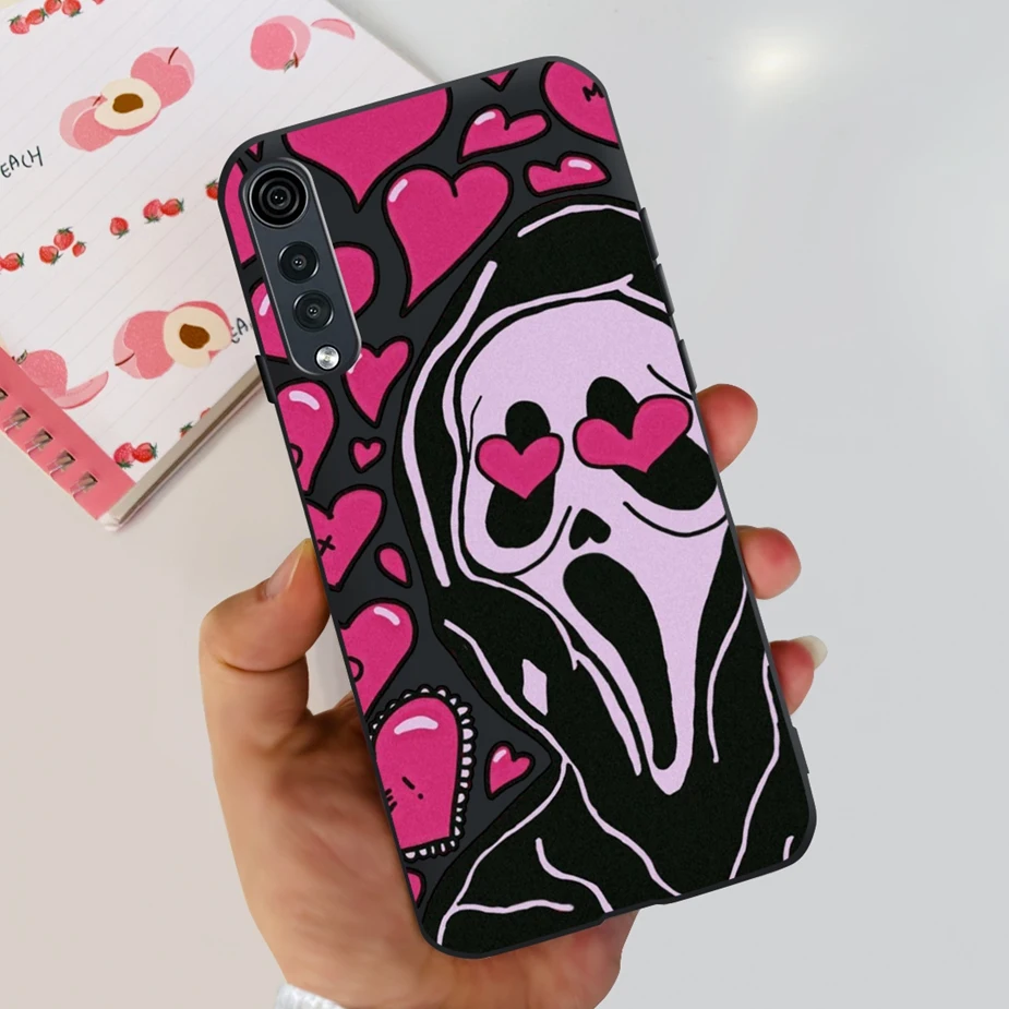 Stylish Painted Silicone Soft Phone Case - 6.8'' Bumper Cover, Compatible with LG Velvet 5G
