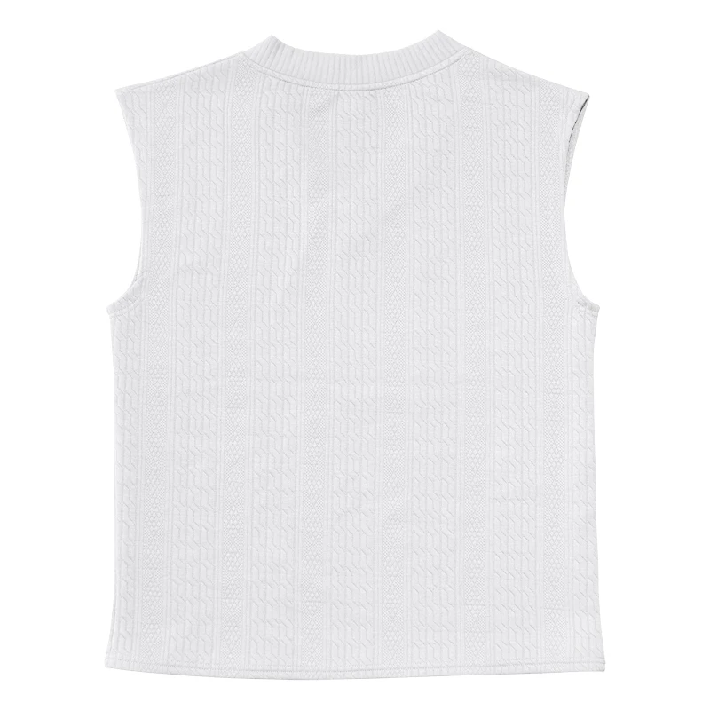 2024 Summer New Men's Set Quality Jacquard Knit Casual Sleeveless V-neck Vest Top Shorts Two-piece Men's Clothing Free Shipping S88164fa9803c4240af8028ec90bf9674H