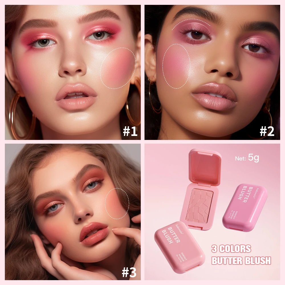 Matte Natural Cheek Tint Waterproof Blush Powder