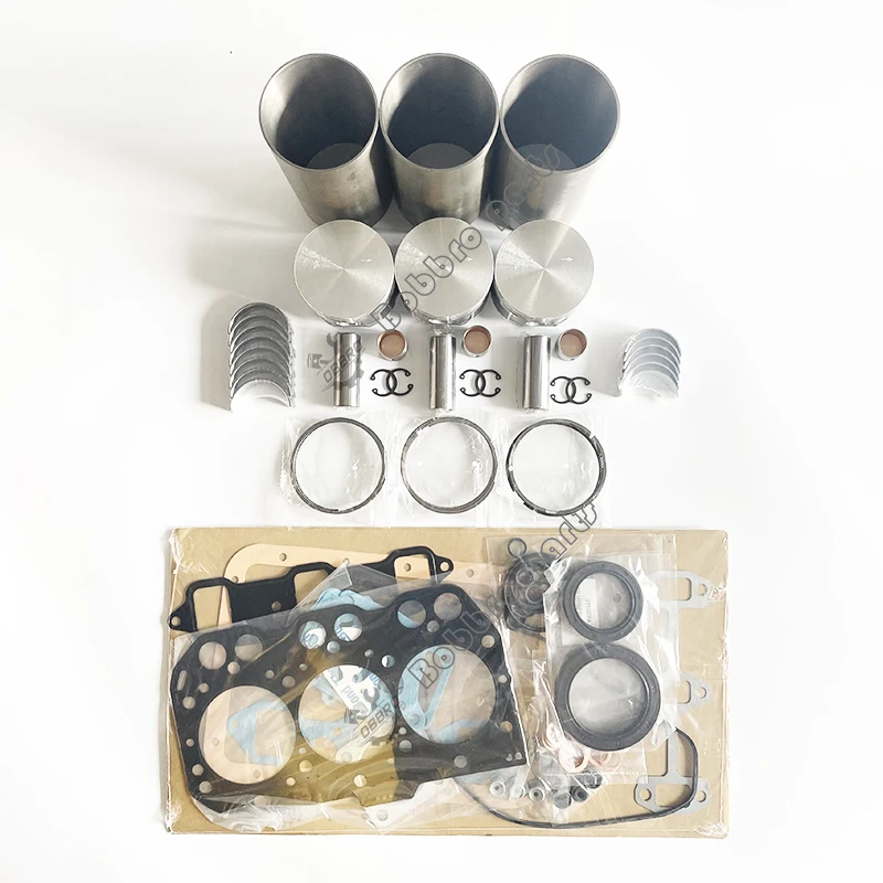 

3TNE74 3TNE74C Overhaul Rebuild Kit Full Gasket Set Piston For Yanmar Engine Fit Case  Excacator CX16 New Holland  Excacator E16