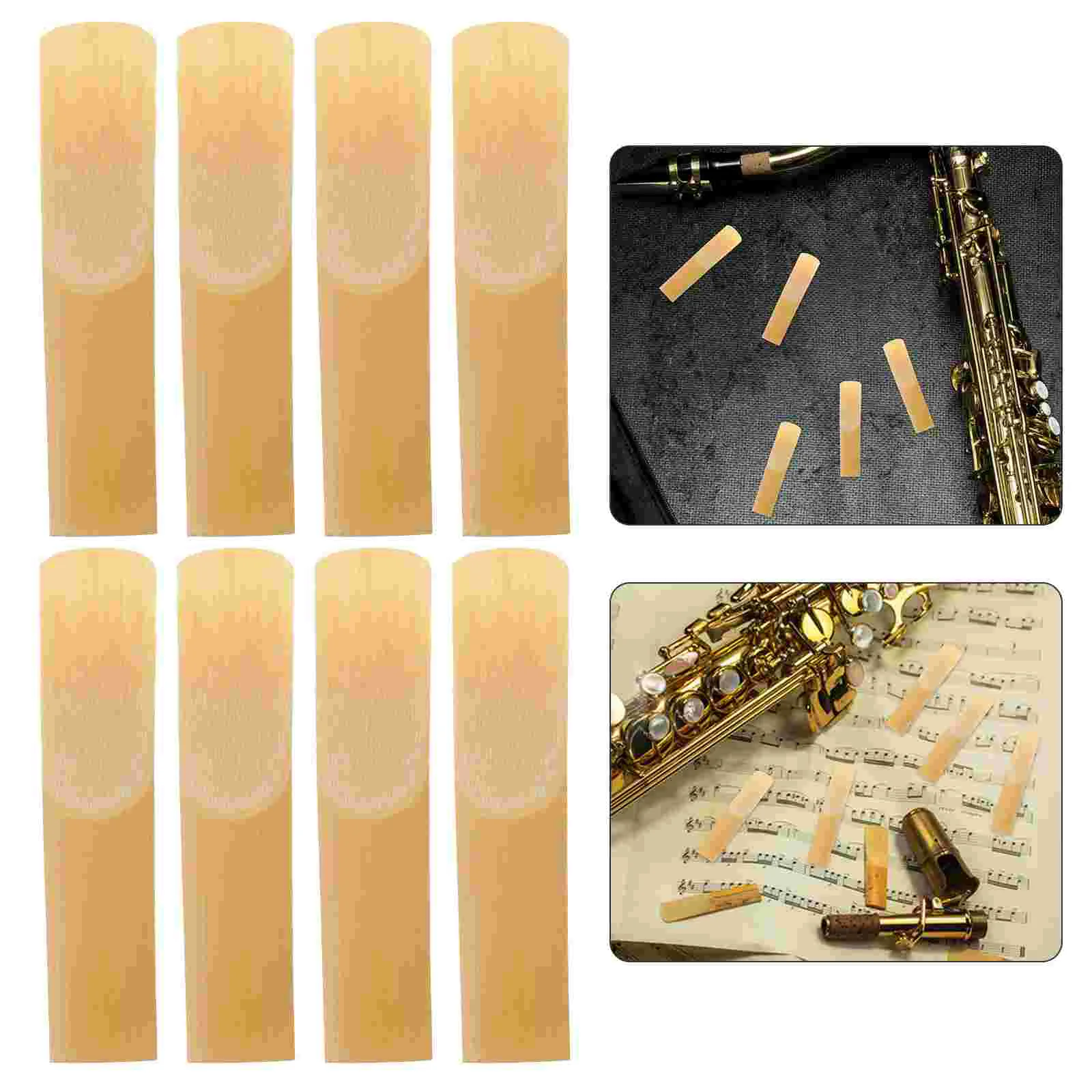 

10 Pcs Saxophone Alto Reeds Manual Part Thinner Tip Instrument Accessories