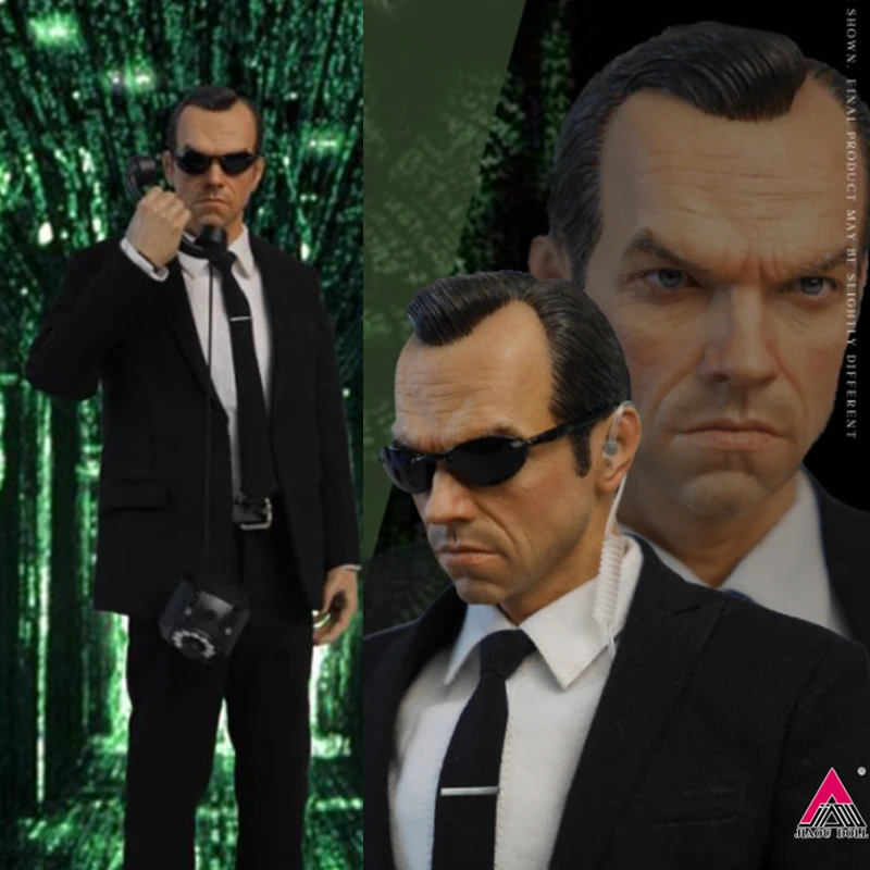 

FISH BONETOYS FB-Z007 Full Set 1/6 Agent Smith Hugo Weaving Action Figure 12'' Male Soldier Figurine Collectible Model